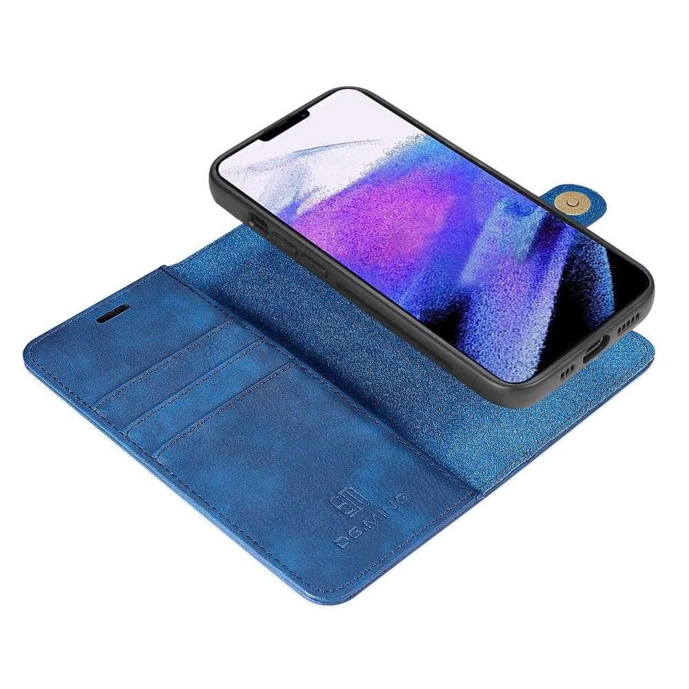 iPhone 13 Pro Max Case DG.MING Flip Detachable Magnetic - Blue