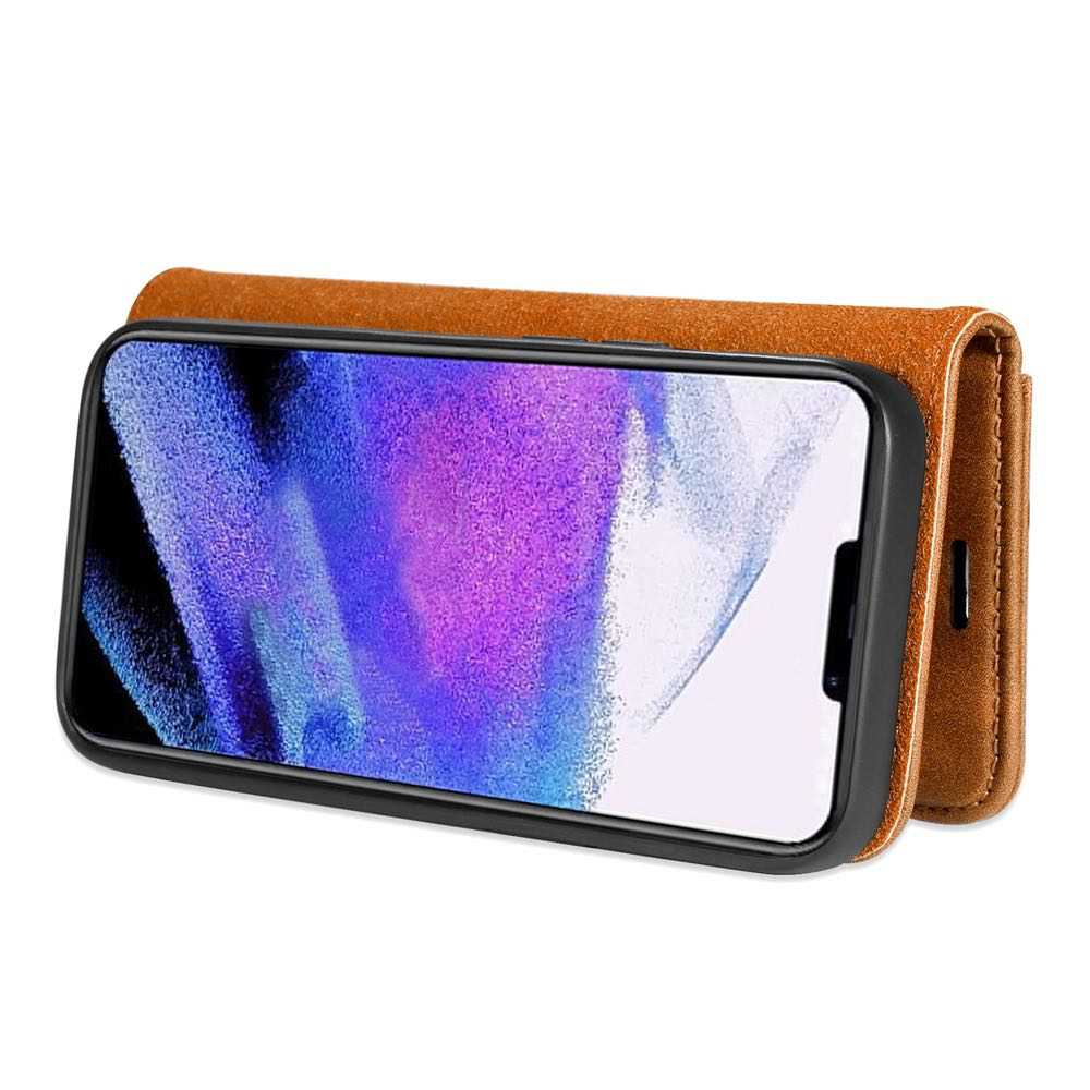iPhone 13 Pro Max Case Detachable Secure Magnetic - Brown