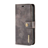 iPhone 13 mini Case DG.MING Detachable Protective Wallet- Grey
