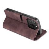 iPhone 13 Mini Secure Wallet Case With 3 Card Slots - Coffee