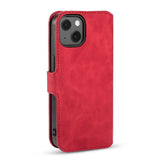 iPhone 13 Mini Secure Wallet Case With 3 Card Slots - Red