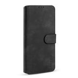 DG.MING Retro Style iPhone 13 Mini Secure Wallet Case Black