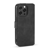 DG MING iPhone 13 Pro Max Case with 3 Card Slots Black