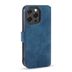 iPhone 13 Pro Max Case Made With PU Leather + TPU - Blue