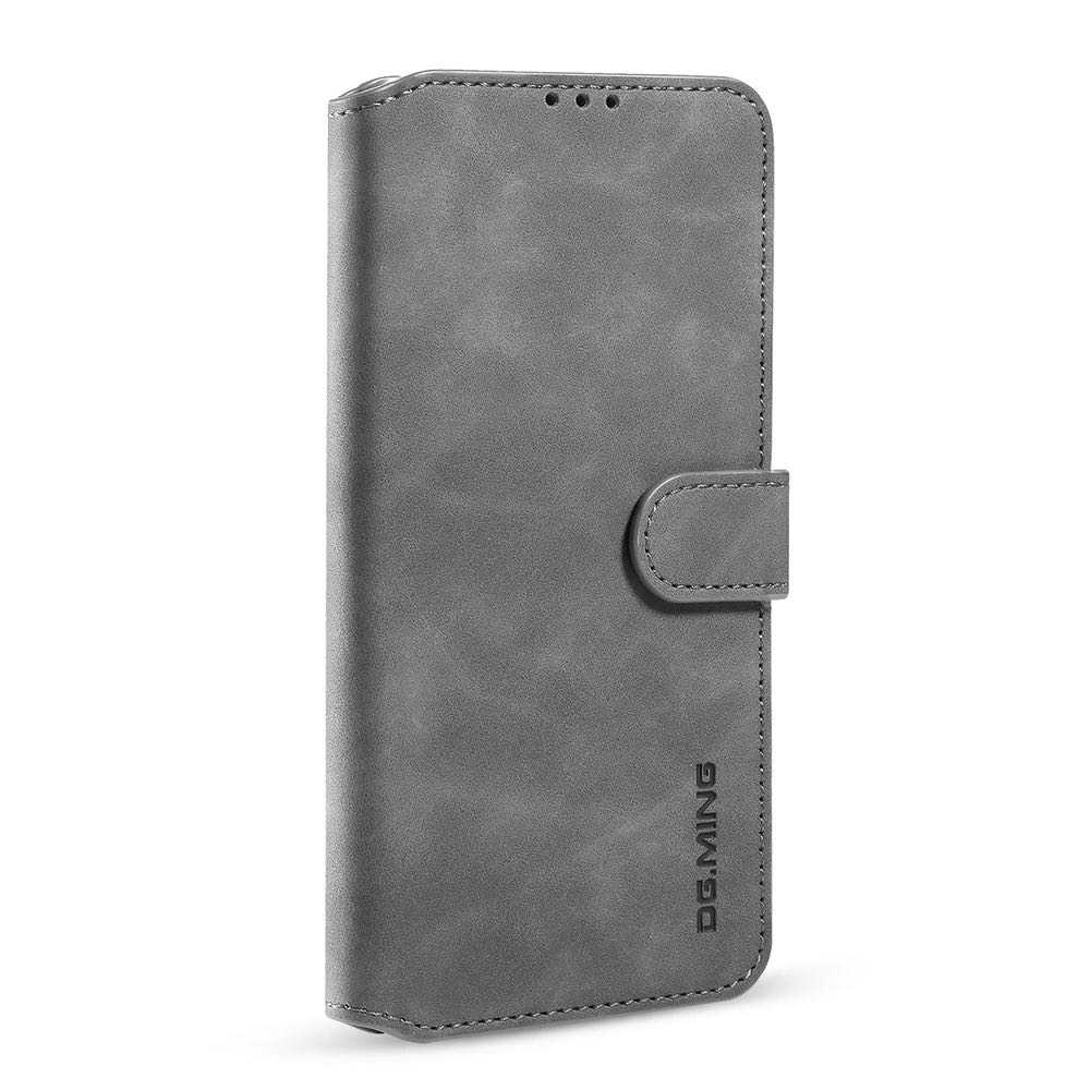 DG MING iPhone 13 Pro Max Case with 3 Card Slots Grey