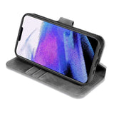 DG MING iPhone 13 Pro Max Case with 3 Card Slots Grey