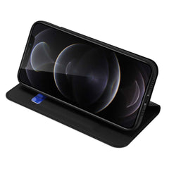 iPhone 13 Pro Case Made With PU Leather and TPU - Black