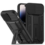 iPhone 14 Pro Case Sliding CamShield Camera Shield - Black