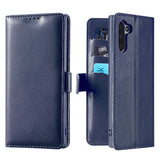 Samsung Galaxy Note 10 Case Made With PU Leather + TPU - Blue