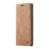 Samsung Galaxy S10 Case CASEME Secure Protective Wallet - Brown