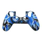 PS4 Controller Anti-Slip Silicone Protective Grip Cover Blue
