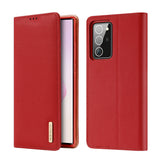 Samsung Note 20 Ultra Case Made With PU Leather + TPU - Red