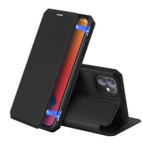 DUX DUCIS Skin X Series iPhone 12 Mini Wallet Case - Black