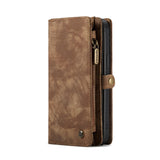 iPhone 12 Pro Max Case With Multi-slot Detachable - Brown