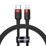 USB C to Lightning Cable 1M BASEUS Cafule Series PD 18W