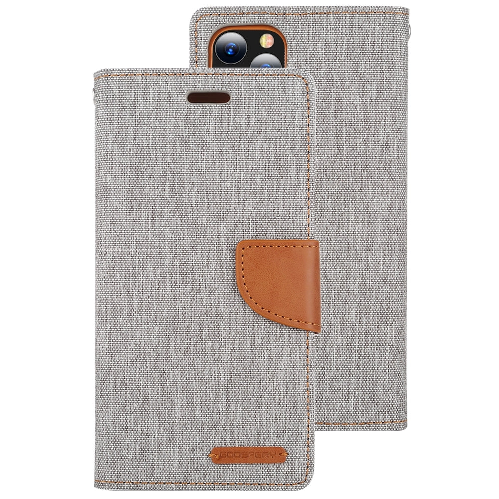 iPhone 12 Pro / iPhone 12 Case Made With PU Leather and TPU - Grey