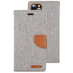 iPhone 12 Pro / iPhone 12 Case Made With PU Leather and TPU - Grey