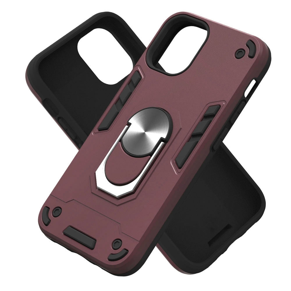 iPhone 12 Mini Case Made With PC + TPU - Wine Red
