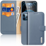 iPhone 12 Pro / iPhone 12 Case Made With PU Leather + TPU - Blue