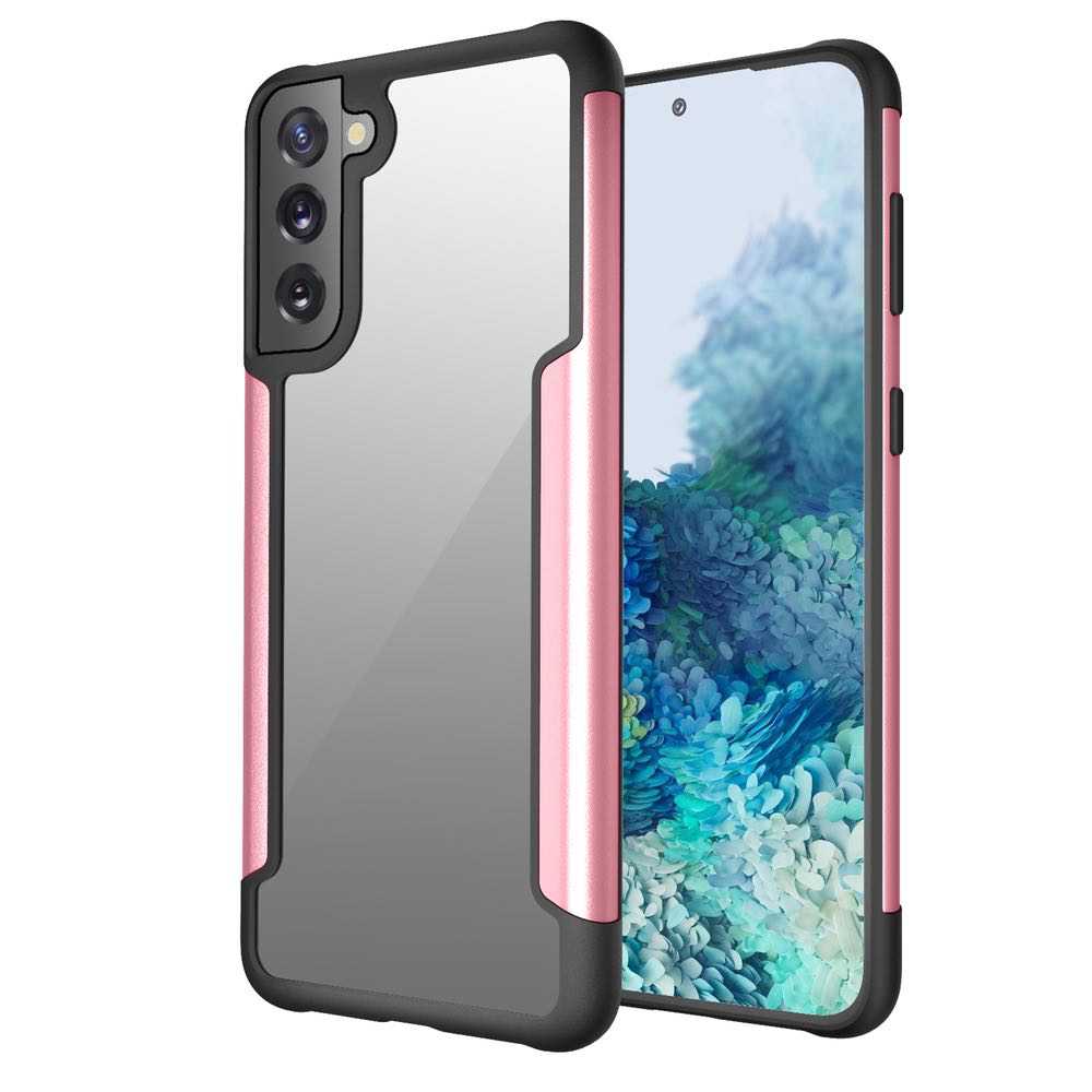 Samsung S21 Plus Case Made With PC and TPU - Rose Gold