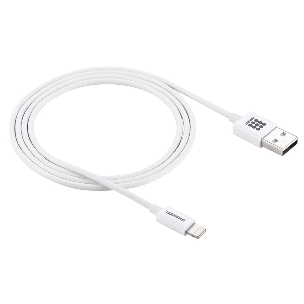 Lightning Cable HAWEEL MFI Certified 1M - White