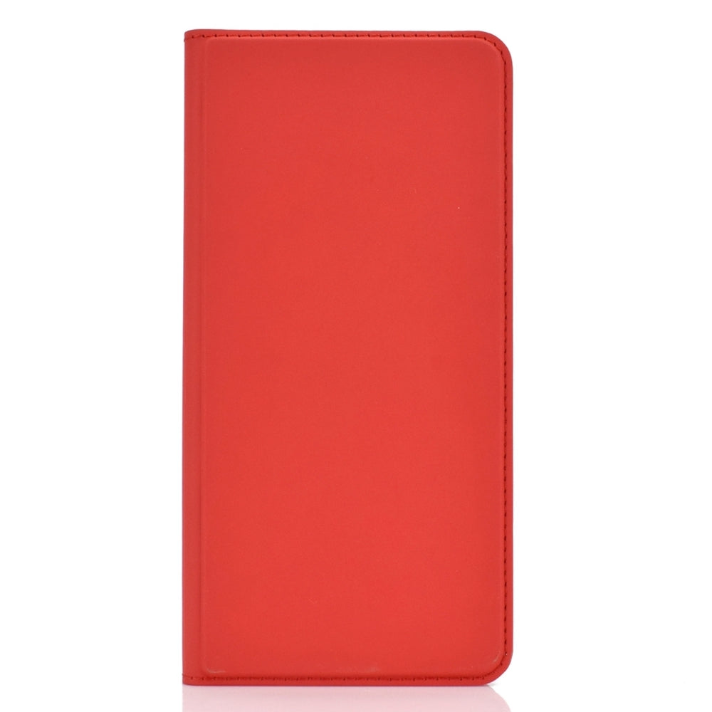Samsung Galaxy Note 10 Case Ultra-thin PU Leather Wallet - Red