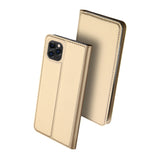 DUX DUCIS Skin Pro iPhone 11 Pro Secure Wallet Case - Gold