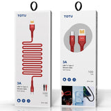 USB C Cable TOTUDESIGN Silicone Soft Series 3A - 1M