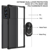 Samsung Galaxy Note 20 Ultra Case Shockproof Transparent - Red
