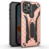 iPhone 12 Pro / iPhone 12 Case With Small Tail Holder - Rose Gold