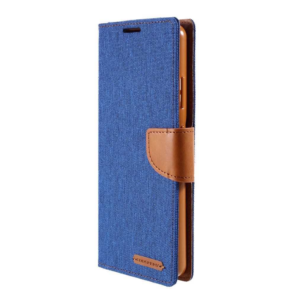 Samsung Galaxy S21 Ultra Case MERCURY Canvas Diary - Blue