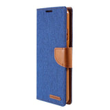 Samsung Galaxy S21 Ultra Case MERCURY Canvas Diary - Blue