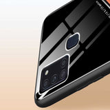 PU Leather + Organic Glass + Silicone with Metal Iron Sheet protective Samsung S20 Ultra Case