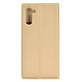 Samsung Galaxy Note 10 Case Ultra-thin PU Leather Wallet - Gold