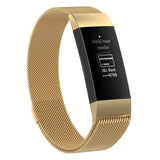 Stainless Steel Magnet Wrist Strap for FITBIT Charge 3