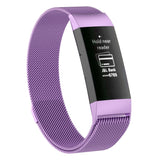 Stainless Steel Magnet Wrist Strap for FITBIT Charge 3