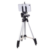 Tripod Holder Aluminum with Phone Clamp - Silver