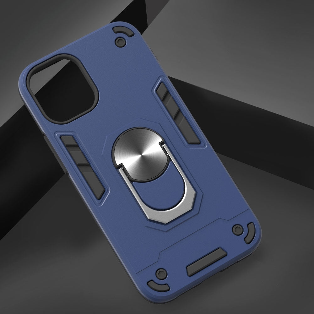 iPhone 12 Mini Case Armour Series PC + TPU Protective - Royal Blue