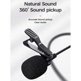 JOYROOM 3M Portable Mini Accurate Sound Pickup Lapel Lavalier Microphone