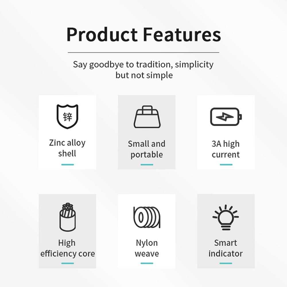 USB C Cable Fast charging JOYROOM 2M Black