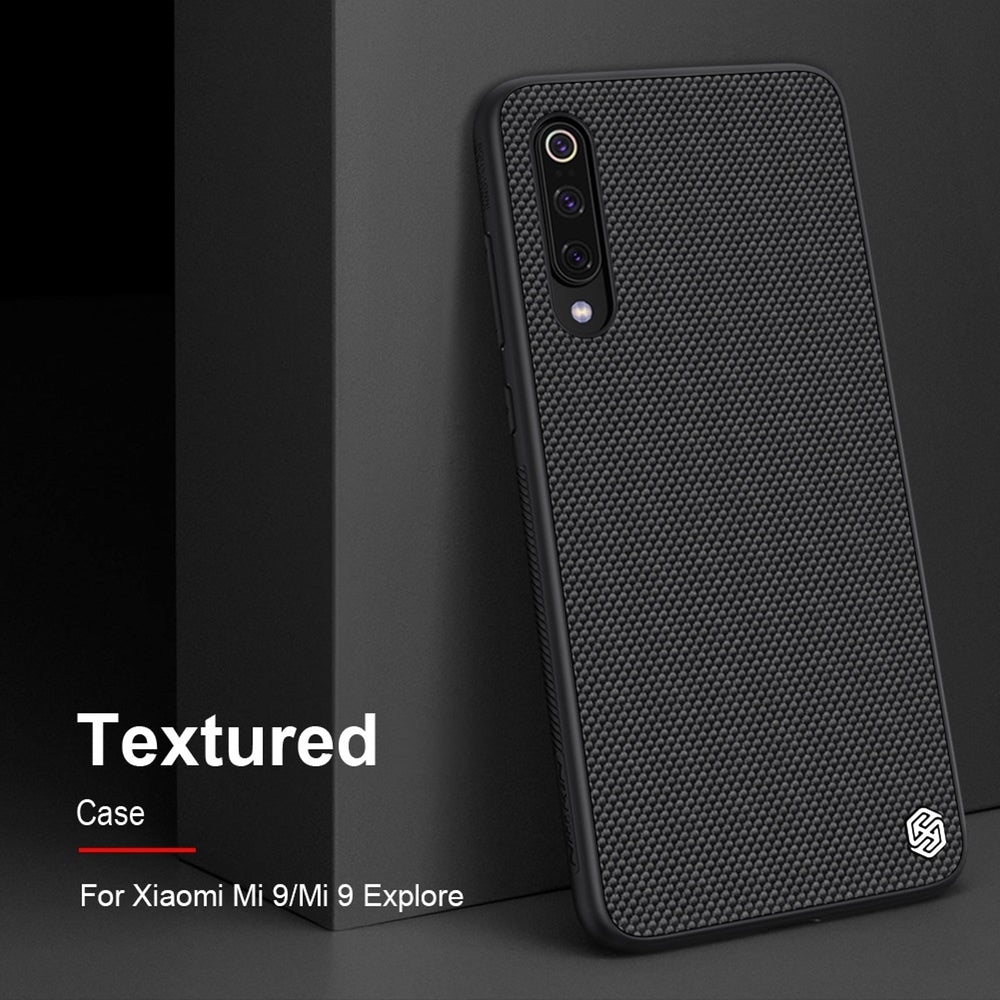 Xiaomi Mi 9 Case NILLKIN 3D Textured Nylon Fiber - Red