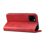 SUTENI PU Leather iPhone 11 Pro Max Case - Red