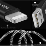 Lightning Cable DUX DUCIS Data Charging Woven - 1M