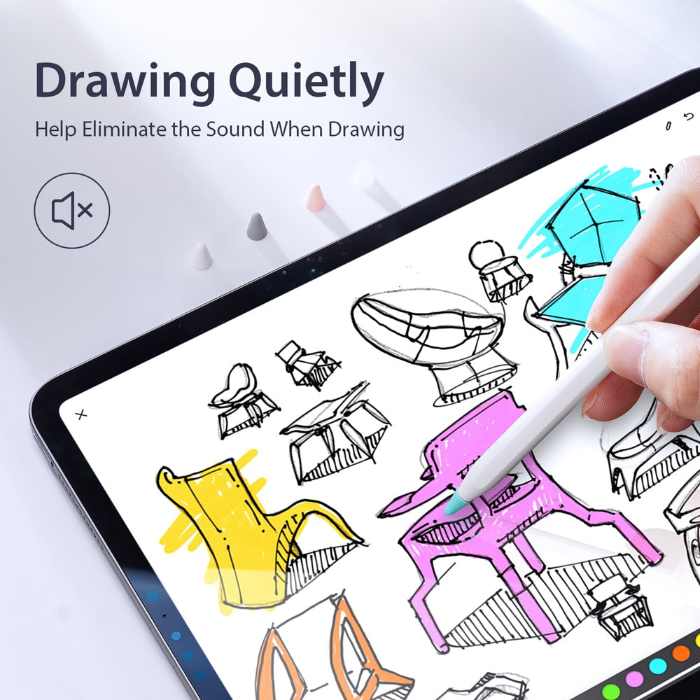 Apple Pencil Tip Cover - Pink 10 Pcs