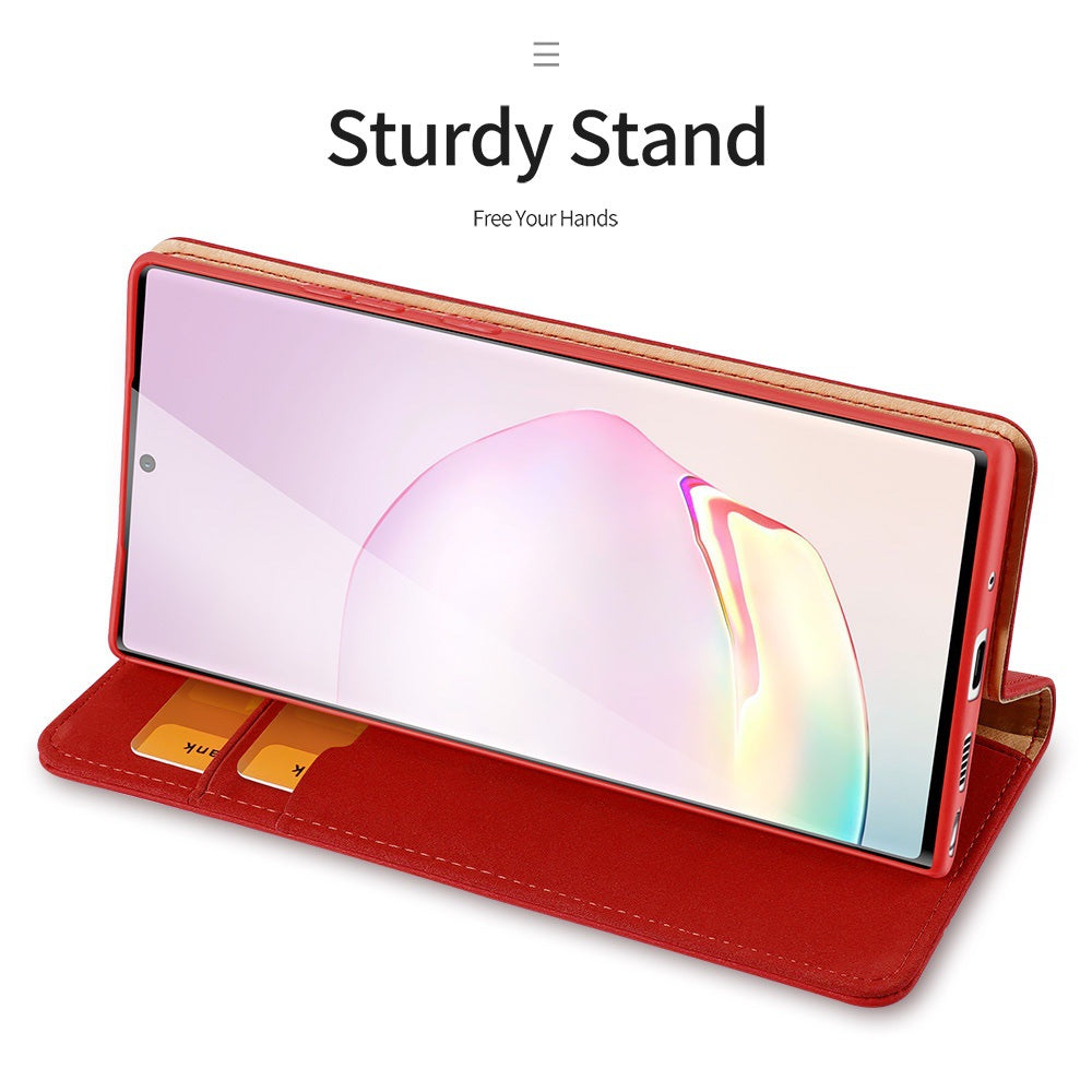 Samsung Note 20 Ultra Case Made With PU Leather + TPU - Red