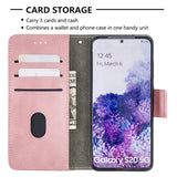 Samsung Galaxy S20 Case Crocodile Texture - Rose Gold