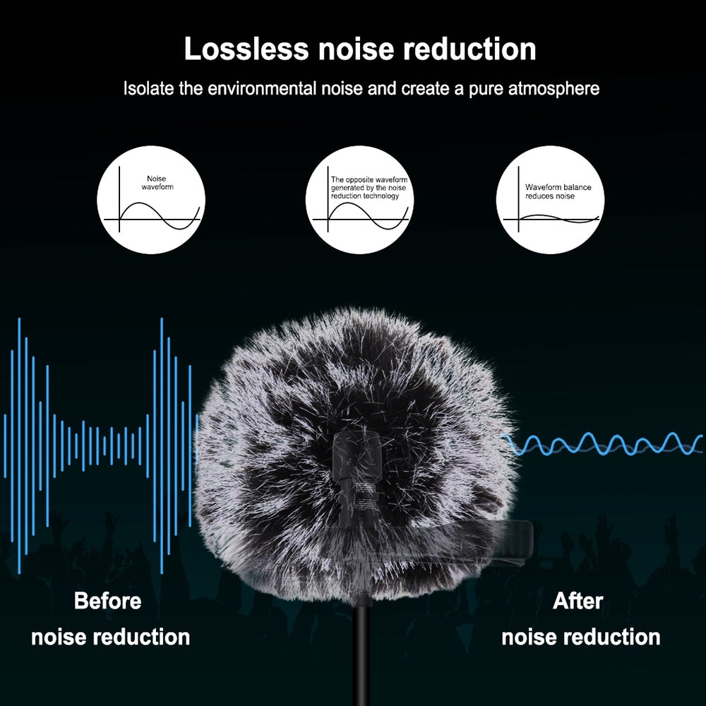 Microphone 3.5mm Jack PULUZ Wired Condenser Recording