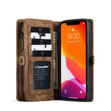 iPhone 12 Pro Max Case CASEME Detachable Brown