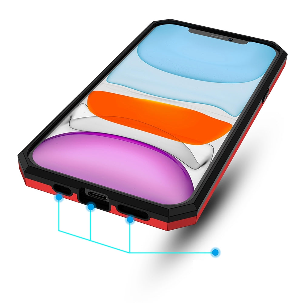 iPhone 12 Mini Case Made With PC + TPU Material - Rose Gold