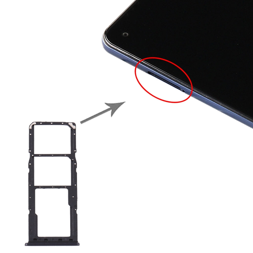 Samsung Galaxy A21s Sim Tray Replacement - Black